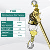 Manual Tensioner Double Hook Wire Tightener Multi-functional Wire Rope Small Hand Plate Hoist Electricity Tightener