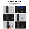 TTLOCK 3D Face Recognition Access Control Keypad Door Lock Opener, Fingerprint,E-Key,Code,App,RF Remote,Facial,RFID Card Unlock