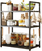 Storage Shelves Organizer Sturdy Shelving Space-Saving Shelves Organizer for Pantry Laundry Kitchen