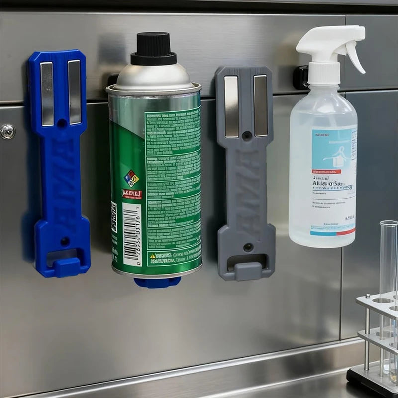 Garage/Home Spray Can Storage Organizer, 3D Toolbox Holder, Magnetic Aerosol Rack, Rolling Wall Mounted Tool