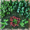 50x50cm 3d Artificial Plant Panel Plastic Outdoor Green Lawn Diy Home Decor Wedding Backdrop Garden Grass Wall Flower Wall