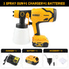 DEWALT Cordless Paint Sprayer 20V 1000ml Multi-Angle Spraying for Wall/Furniture Painting in Home DIY & Decoration Tasks