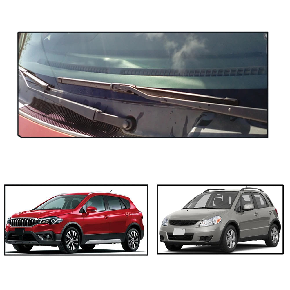 Xukey 3Pcs/set Front Rear Windshield Wiper Blades Kit For Suzuki SX4 Hatchback SUV 2018 2017 2016 2015 2014 2013 2012 26"14"10"