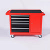 RW Workshop Stationary Garage Storage Tool Box Toolbox Worktable Work Bench With Hooks Plate Board Heavy Duty Steel Cabinet