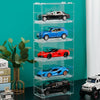 Car model display box transparent model storage rack 1:24 car storage box stackable display cabinet