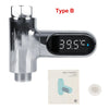 Hot Tub Water Temperature Monitor Electricity Home LED Display Shower Faucets Water Thermometer Bathing Temperature Meter