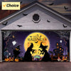Halloween Garage Door Banner Halloween Garage Door Cover Decorations Large Hanging Backdrop Garage Door Cover Halloween Decor