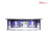 1/64 Garage Scene Model with Light Assembled Parking Lot Diorama Parking Place for Miniatures Cars Display