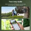INQMEGA 5MP 4MP WIFI Wireless PTZ Solar Camera 4G SIM With Solar Panel Two Way Audio Security Protection CCTV Camera Battery Cam