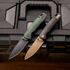 TRIVISA Pocket Folding Dragonfly Knife 14C28N Blade Micarta G10 Handle with Clip  Survival Camping Hunting Outdoor Tactical Tool