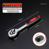 72/24 Tooth Quick Ratchet Wrench 1/2 1/4 3/8 3 Size Flying Wrenches Two-way Socket Wrench Repair Tools for for Vehicle Bicycle