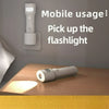 Smart Bedside Night Light - Rechargeable Motion Sensor Lamp Auto-On When Detected & Auto-Off After Leaving