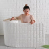 70cm*1m  3D Brick Pattern Wall Panels Wallpaper DIY Waterproof for Living Room Bedroom Kitchen Background Wall Decoration