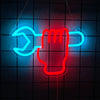 Garage Neon Sign For Wall Decor,Led Neon Light For Man Cave, Car Room, Auto Repair Shop, Car Enthusiast ,Party,Car Repair Shop