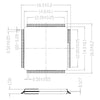TQFP100 FQFP100 QFP100 Programming Socket QFP-100-0.5-01 Pitch 0.5mm IC Test Burning Socket SMT32 Microcontroller MCU flip