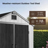 25' X 33' Double Garage Metal Barn Shed Side Entry Door Portable Garden Furniture Discontinued-Replaced TMG-MS2630 2641 Prefab