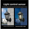 Outdoor Solar Wall Light for Courtyard, Corridor & Passageway - Motion Sensor, European Retro Style, Waterproof