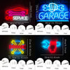 Garage Neon Sign For Wall Decor,Led Neon Light For Man Cave, Car Room, Auto Repair Shop, Car Enthusiast ,Party,Car Repair Shop