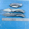 M390 Steel Folding Knife TC4 Titanium Alloy Handle Bearing Camping Outdoor Survival Hunting EDC Rescue Fishing Defense Tool