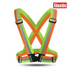 Highlight  Straps Adjustable Safety Vest Elastic Band For Adults and Children  Running Riding Clothing 12 Colors