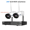 Hiseeu H.265+ 16CH NVR 3MP WiFi CCTV System Kit Human Detection IR Night Vision P2P Outdoor Wireless IP Cameras Surveillance Kit
