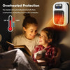Wall Mounted Portable Small Electric Heater With Remote Control, Adjustable Silent Thermostat Suitable For Home Offices Bathroom