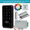 YiToo Fully Waterproof Door Access Control System Kit, 3000 Users Smart Keyboard with Electric Locks and Professional Power Unit