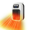 Wall Mounted Portable Small Electric Heater With Remote Control, Adjustable Silent Thermostat Suitable For Home Offices Bathroom