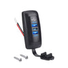 Universal 3 Ports 12V 24V Car Charger Dual 18W QC3.0 Dual 30W PD3.0 Auto Charger Adapter For Car Motorcycle Waterproof For Phone