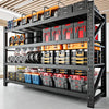 5000LBS Storage Shelves,71" W Garage Shelving Heavy Duty Metal Adjustable Garage Shelves, Shelving Units Industrial Shelving·Hot