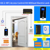 Fingerprint Tuya Access Controller RFID Access Control Kits With Waterproof Metal Bluetooth Outdoor Keypad 1.77In Display Screen