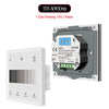 DT6 DT8 DALI Master Glass Wall Mounted Touch Panel 4 Control Modes DALI-2 Certified DALI Master Touch keys With LED Indicator