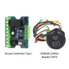 Access Control Kit Relay Access Controller Board + Mini Card Reader for Electric Lock System Wiegand 26-44& TM Card Reader Set