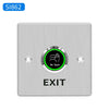 Contactless No Touch Exit Switch Induction Type Release Exit Button Switch  Sensor Access Control DC12V 24V With LED Waterproof