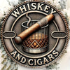 Garage Decor，Whiskey And Cigar Wall Decor, Fun Wall Decor Wall Decor Street Yard Home  Club Farm Garden Wall Art