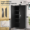 Home Office School Garage Tool Storage Cabinet Metal Lockers Cabinet with Locking Doors and 4 Adjustable Shelves
