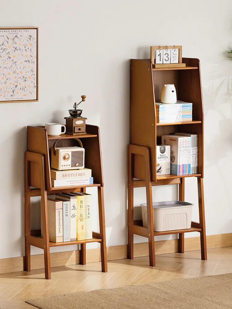 Small bookshelves for home Floor storage shelves bookcases living room wall utility cabinet office multi-layer display cabinets