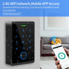 Tuya NFC Bluetooth Backlit Touch Keypad Access Control IP65 Waterproof RFID 13.56MHz Biometric Fingerprint Door Opener Keyboard