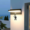 Outdoor Solar Wall Light LED energy conservation Waterproof  Motion Sensor wall lamp Courtyard Villa Fence Landscape Lighting