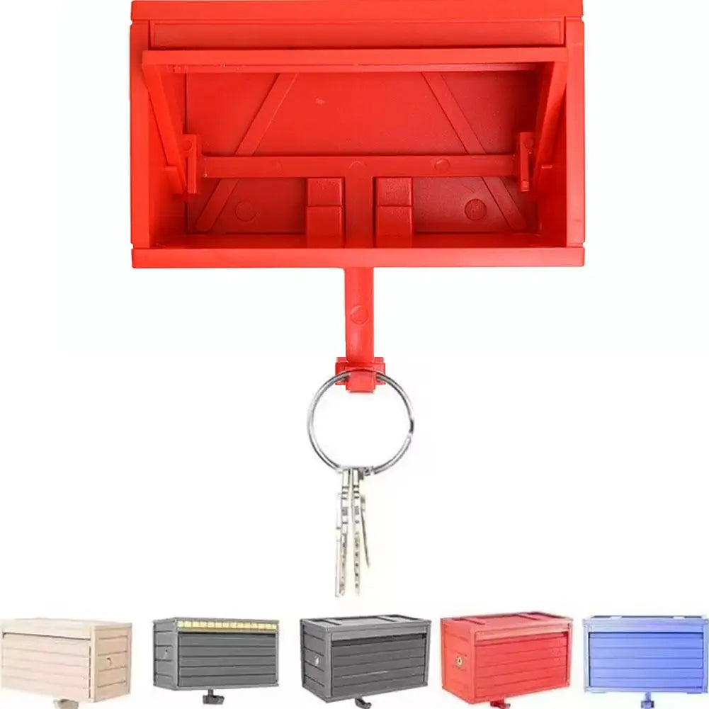Car Garage Key Holder With Opening Door Space-saving Key Rack Durable For Vehicle Enthusiasts Creative Gift Key storage supplies