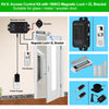 433MHz Door Wireless Access Controller System Kit Remote Control Unlock Gate Opener+ DC12V Power Supply, Electric Locks for Home