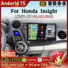 Android 15 Carplay Auto Car Radio Multimedia Player For HONDA INSIGHT 2009-2014 Navigation Autoradio GPS Stereo 2din Head Unit