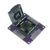 TQFP100 FQFP100 QFP100 Programming Socket QFP-100-0.5-01 Pitch 0.5mm IC Test Burning Socket SMT32 Microcontroller MCU flip