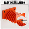 1PCS Chain Saw Chain Storage Rack With Screw Holes Wall Mounted Car Repair Tool Storage Holders Racks For Garage Workshop