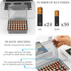 Battery Storage Case Battery Holder Holds 54 AA AAA Battery Storage Organizer for Garage Container Home Drawer Organization