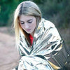 1-10pcs Emergency Thermal Poncho Blanket Lightweight Folding Water Resistant Windproof Sunshade Reusable First Aid Camping Mat