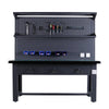 Workshop Bench With Drawer Metal Heavy Duty Workbench Table Garage Tool Storage Work Bench
