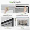 Heavy‑Duty Magnetic Garage Screen Door (2‑Car)