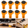8Pcs Workbench Peg Brake Stops Clamp 19/20mm Dogs Woodworking Table Limit Block Workbench Workshop Tools
