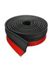 3/5m Garage Door Weather Multipurpose Home Edge Replacement Full Wrap Dustproof Portable Adhesive Seal Strip Bottom Rubber Trim